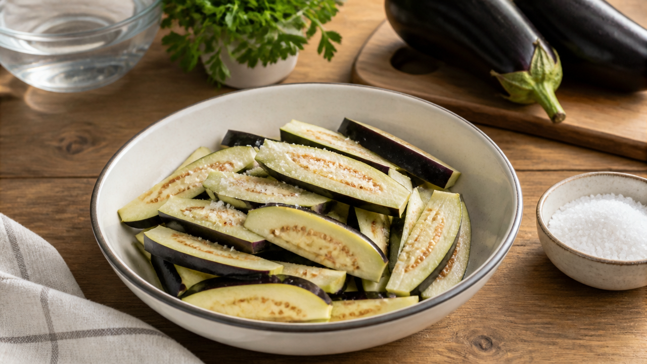 Подготовка овощей и продуктов на кухне